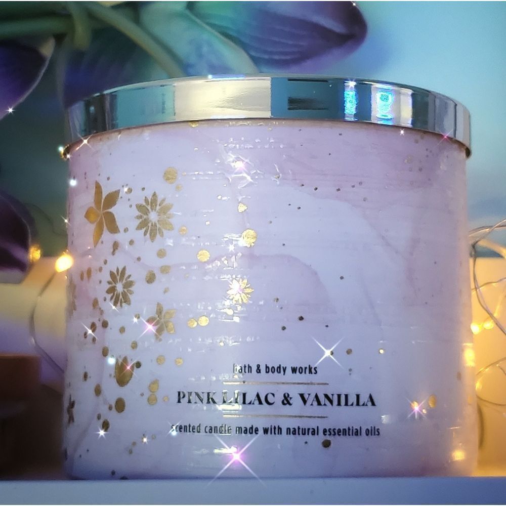 Pink Lilac & Vanilla Wick Candle by Bath and Body Works